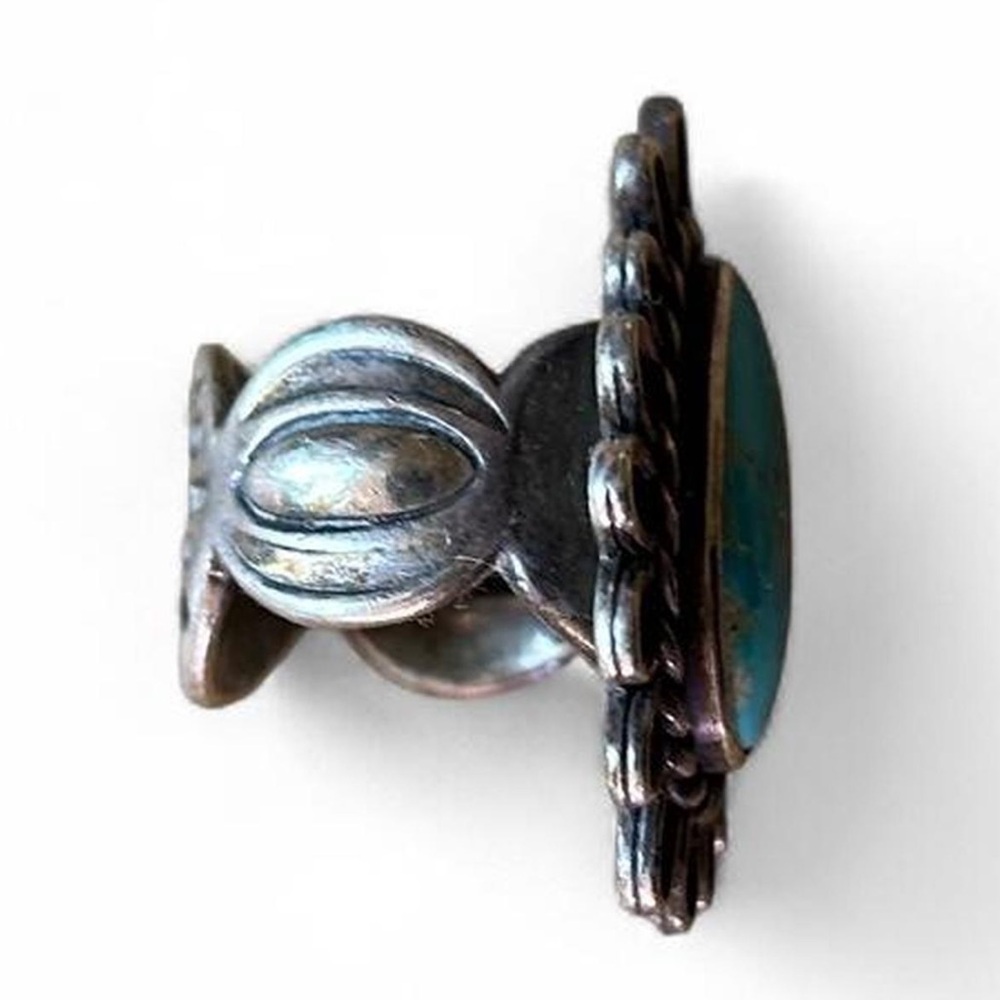 Turquoise and Bronze Statement Ring - Picture 8 of 8
